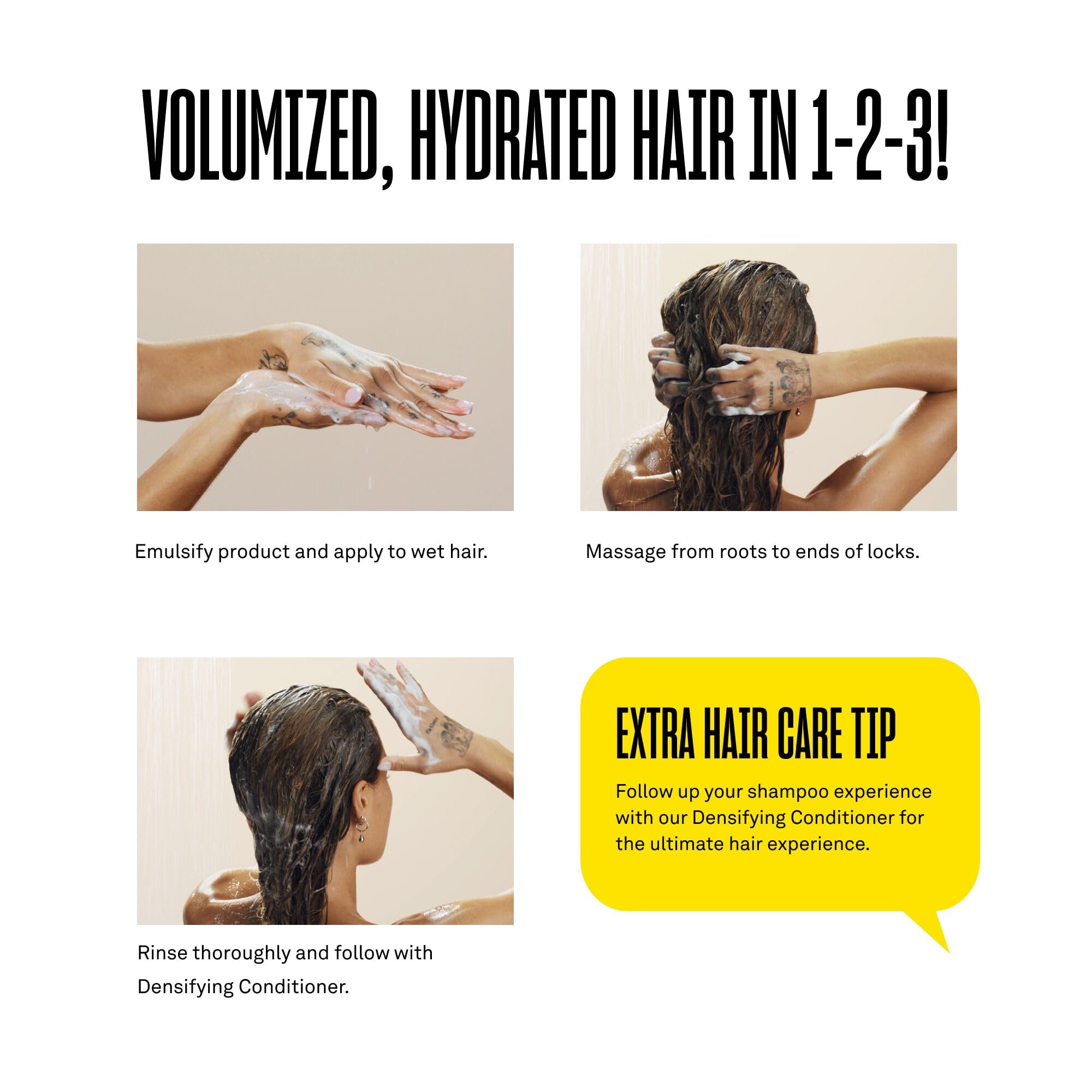 BABE ORIGINAL Locks Densifying Shampoo – Volumizing Thickening Shampoo for Fuller Hair (13.5 fl oz)