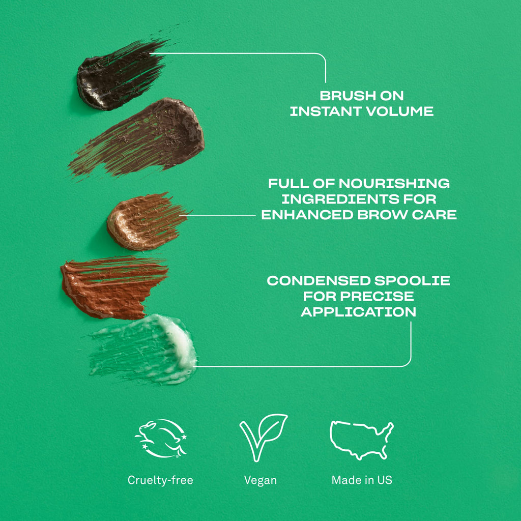 BABE ORIGINAL Volumizing Eyebrow Filler — Tint Brow Gel with Peptides & Biotin for Fuller, Long-Lasting Brows