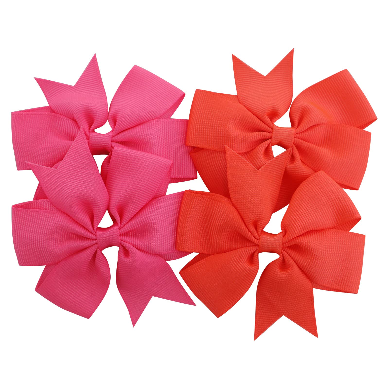 Babymatch 120PCS 3-Inch Pinwheel Grosgrain Ribbon Bows with Alligator Clips – 60 Colors x 2