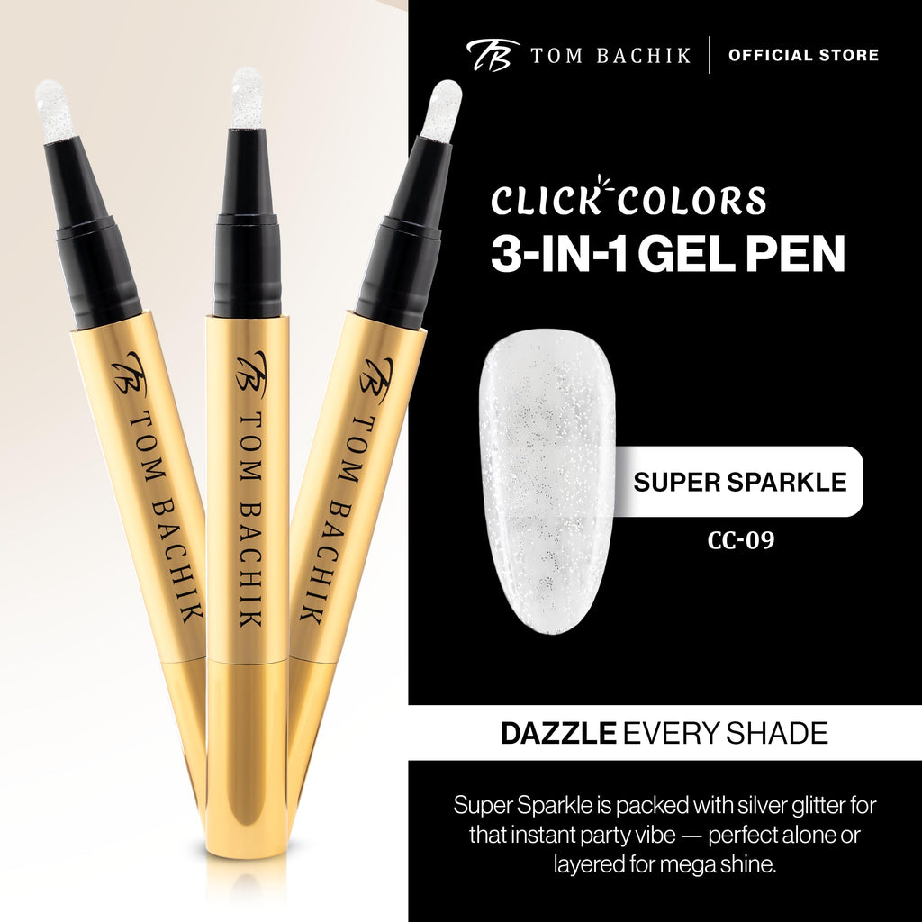Bachik Click Colors Gel Nail Pen – 3-in-1 Gel Polish for At-Home Manicures