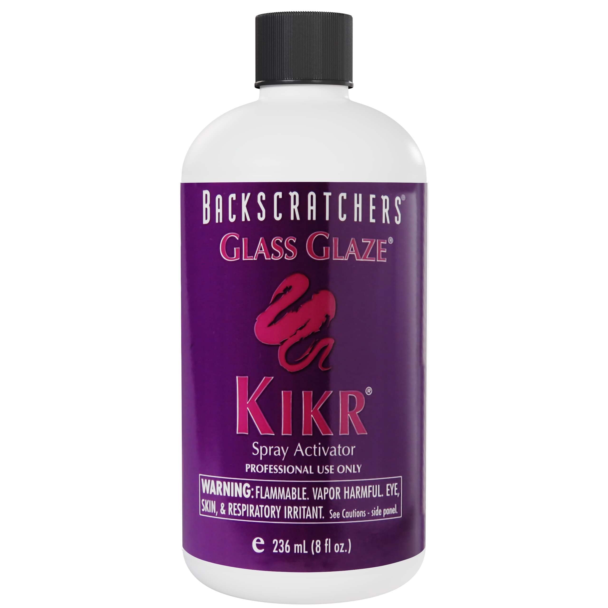 BackScratchers Kikr Spray Activator – Fast Nail Resin Cure for Fiberglass or Silk Wraps (8 oz)