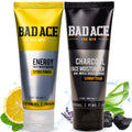 BAD ACE Moisturizer Bundle for Men – Korean Skincare Duo with Vitamin & Charcoal