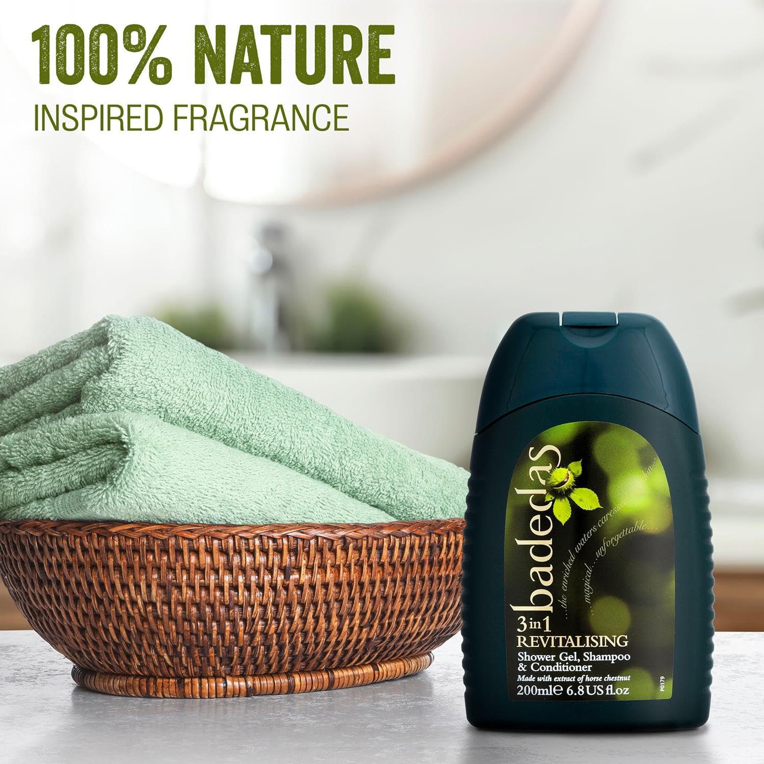 Badedas Revitalising Shower Gel, Shampoo & Conditioner – 200ml Pack of 6