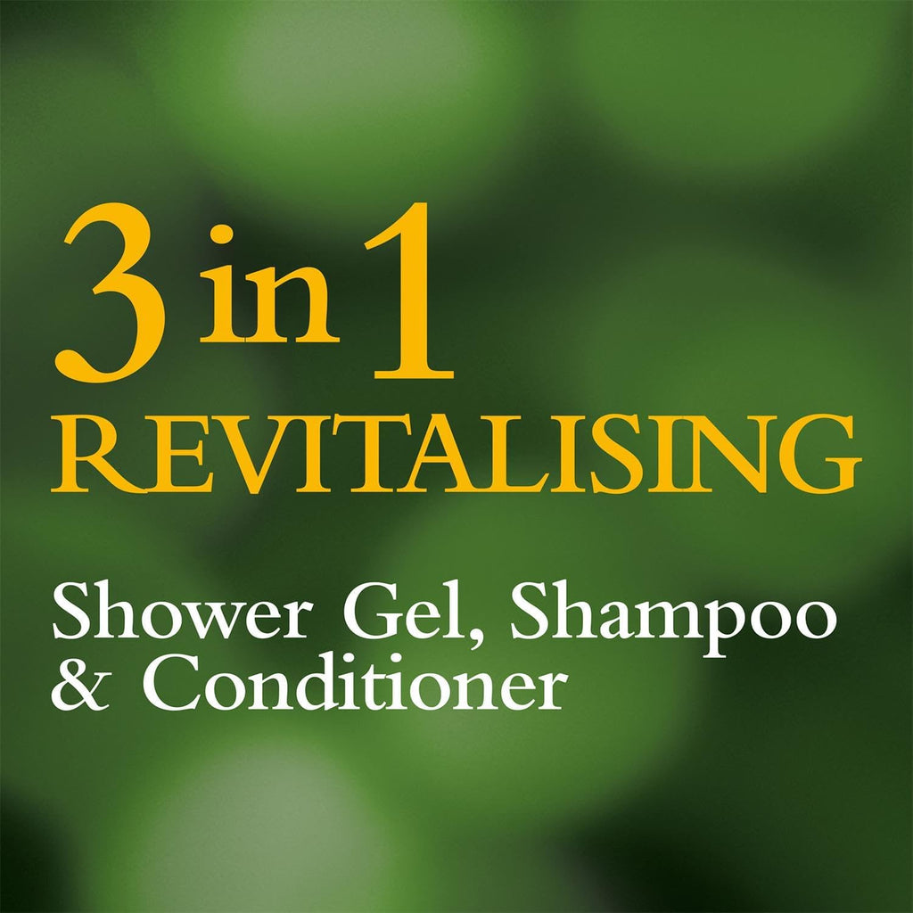 Badedas Revitalising Shower Gel, Shampoo & Conditioner 200ml Pack of 2
