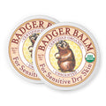 Badger Balm Unscented Hand Cream — 2 oz Tin, 2-Pack | 100% Organic Olive Oil & Beeswax