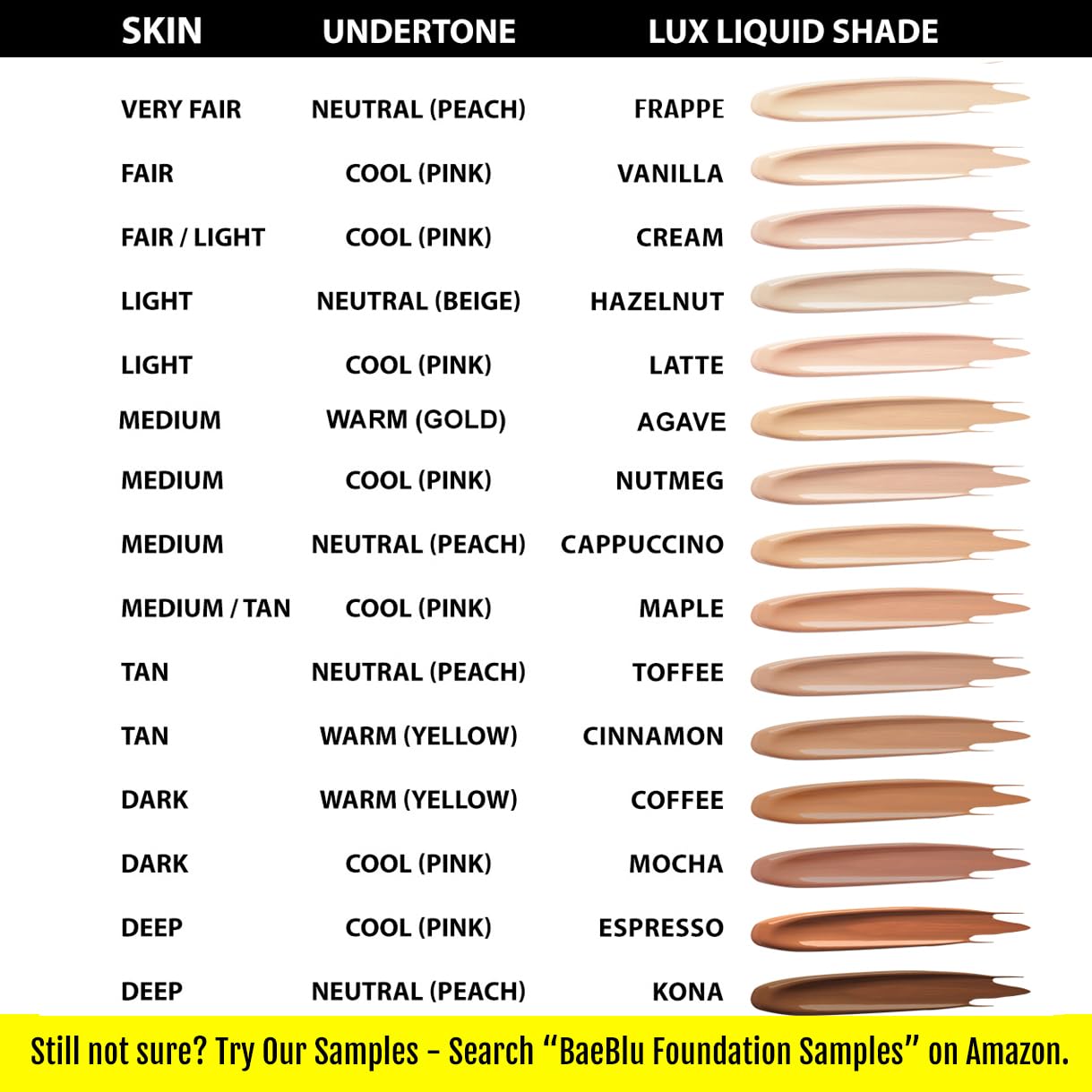 BaeBlu Organic Aloe-Based LUX Foundation Mocha – Vegan, Gluten-Free, Made in USA