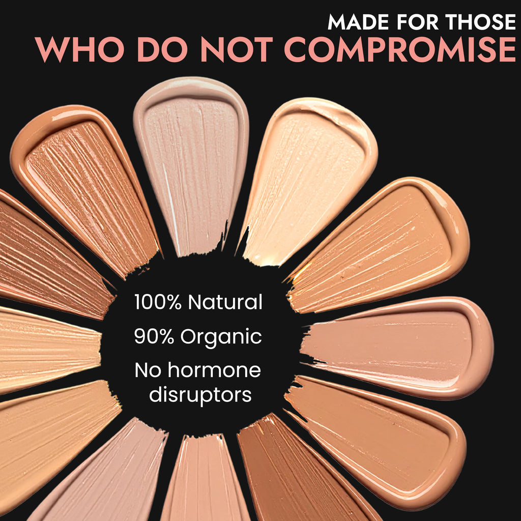 BaeBlu Organic Aloe-Based LUX Foundation Maple – Vegan, Gluten-Free, Made in USA