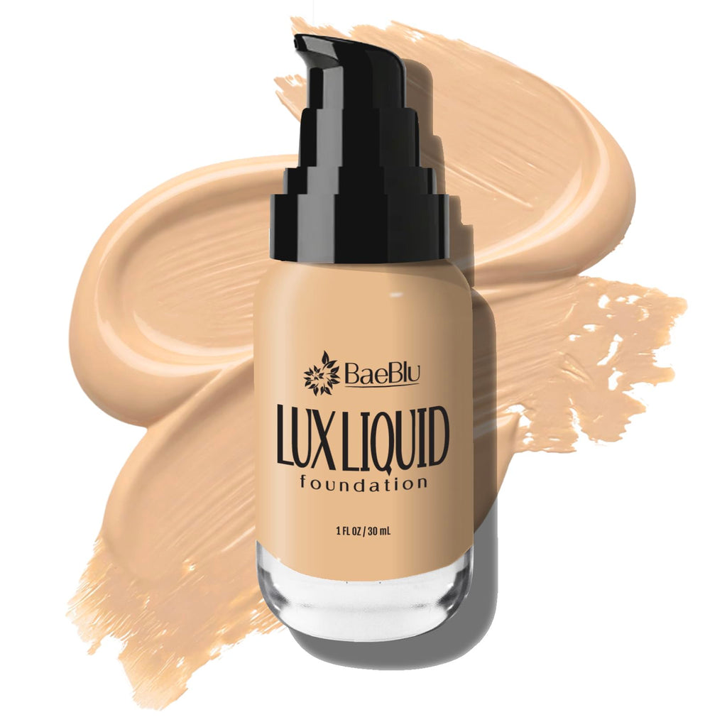 BaeBlu Organic Aloe-LUX Foundation – Vegan, Gluten-Free, Made in USA