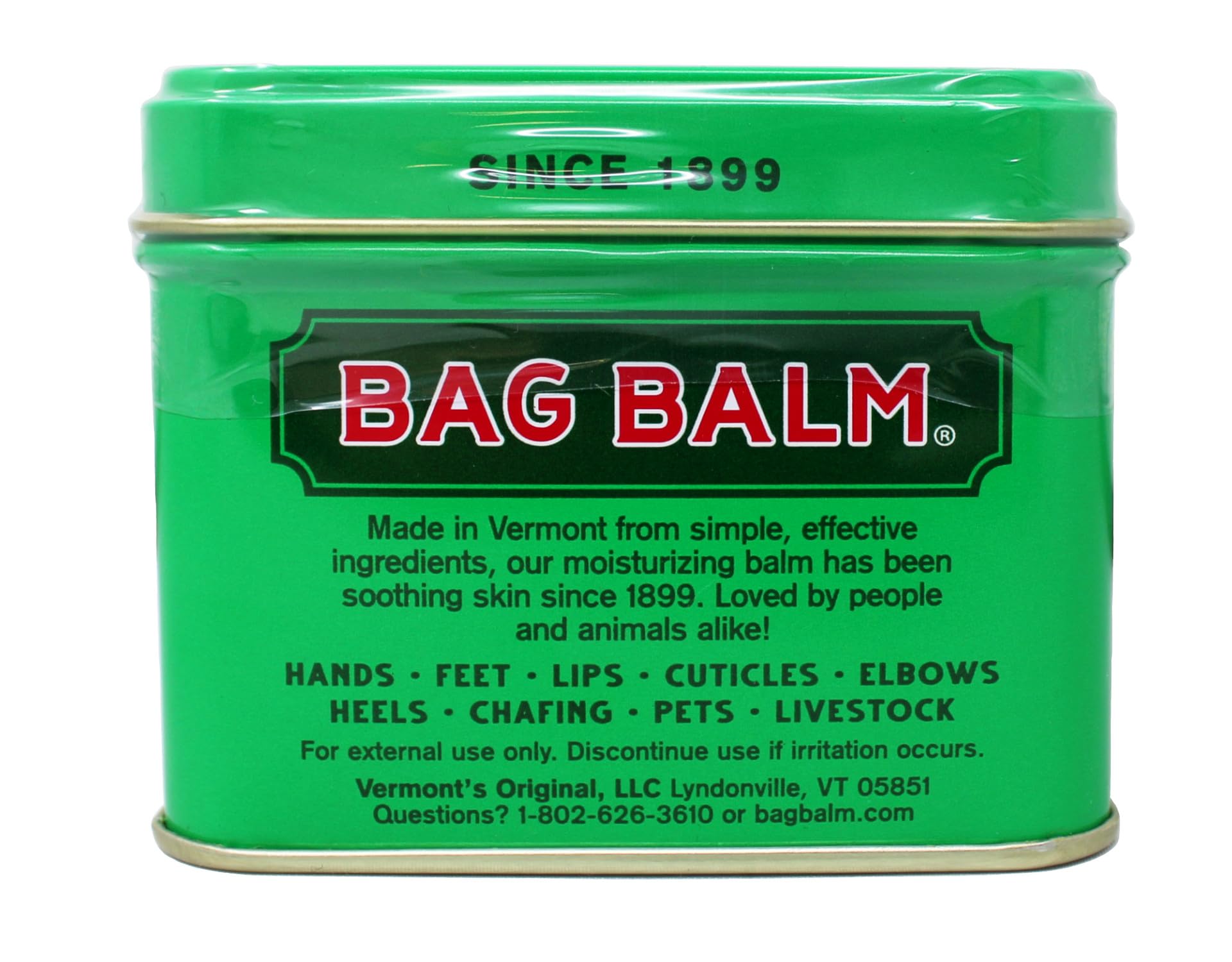 Bag Balm 8 oz – Vermont's Original Udder Balm Ointment (Pack of 5)