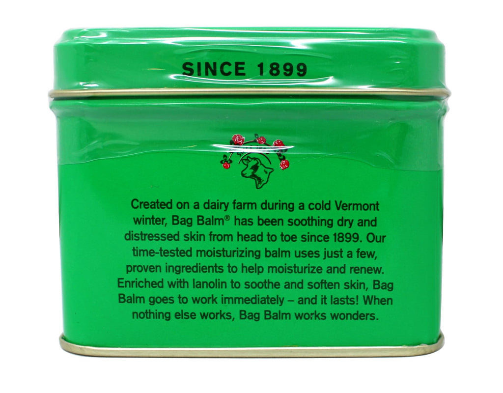 Bag Balm Skin Moisturizer Kit - Original Formula for Dry Skin, Hands & More | 8 oz Tin + 0.33 oz On-The-Go Tube