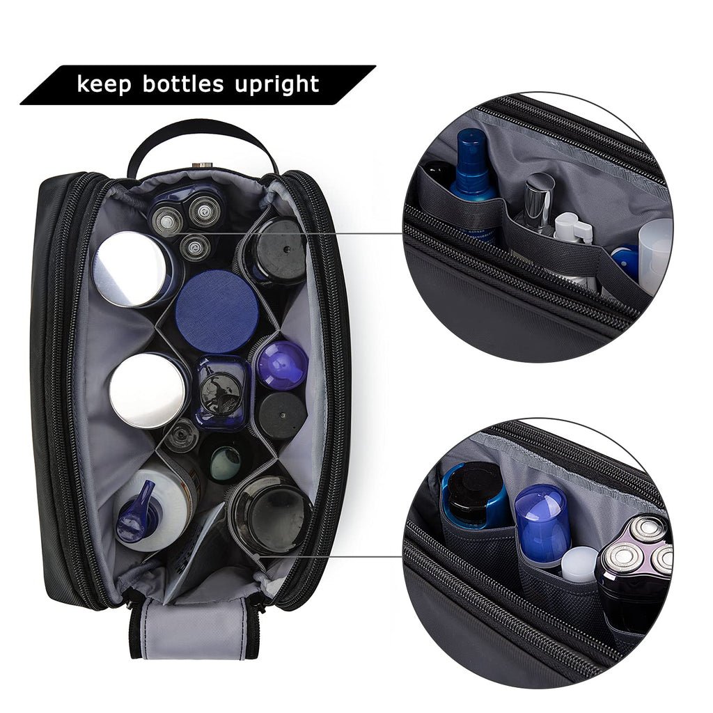 BAGSMART Toiletry Bag for Men - Large, Water-Resistant Travel Dopp Kit & Organizer