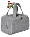 BAGSMART Travel Toiletry Bag – Lightweight, Large-Capacity Organizer for Women, Grey