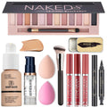 BAISEN DIARY All-in-One Makeup Kit for Women – 12-Color Eyeshadow Palette & More