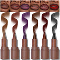 BAISEN DIARY 6PCS 2-in-1 Gradient Lip Liner & Lipstick Set | Long-Wear Lip Crayon Duo