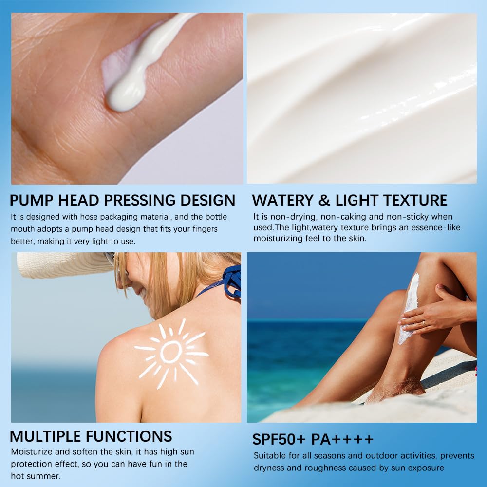 BAISEN DIARY Centella Sunscreen SPF50+ PA++++ & Hyalu Cica Sun Serum – 2-Pack