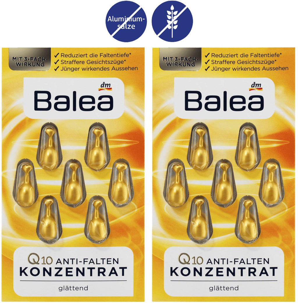 Balea Anti-Wrinkle Oil Concentrate with Q10, Vitamin E & Ginseng — 35 Applications