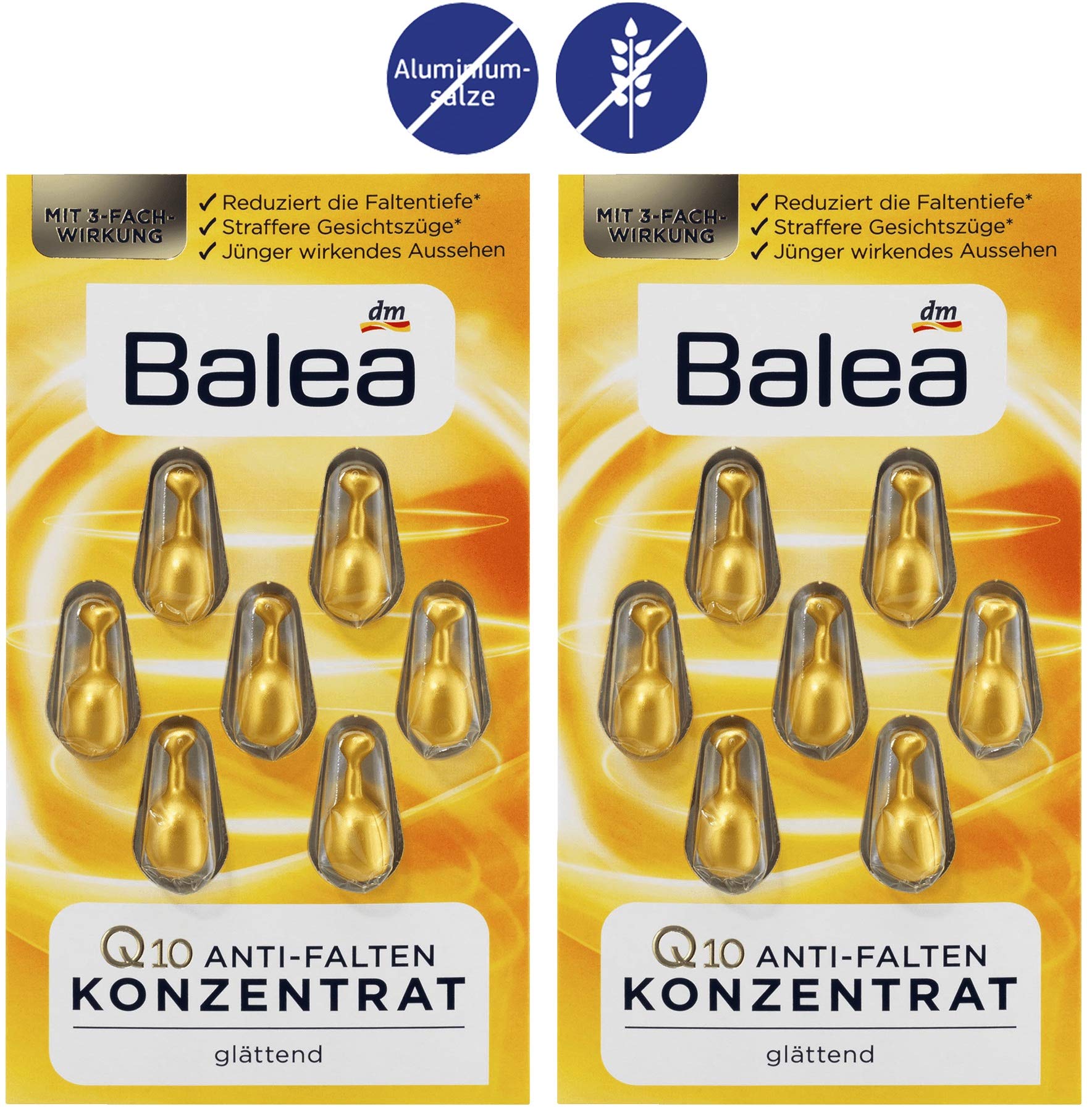 Balea Anti-Wrinkle Oil Concentrate with Q10, Vitamin E & Ginseng — 35 Applications