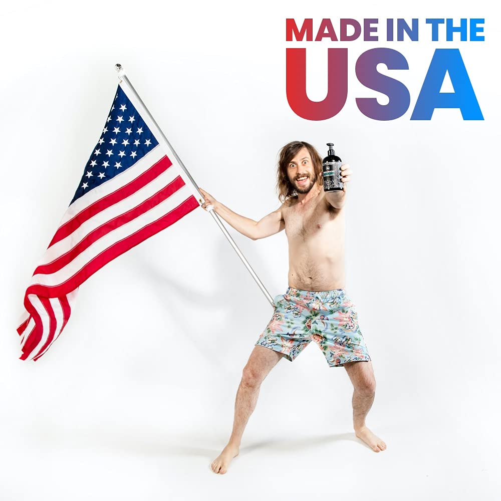 Ballsy Goodhead Shampoo – Tea Tree Oil for Thick, Strong Hair | 16 Fl oz