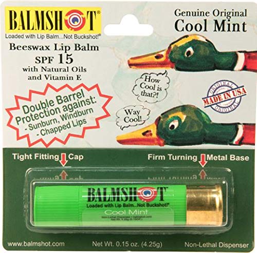 Balmshot Lip Balm Two Pack: Classic & Cool Mint with SPF 15