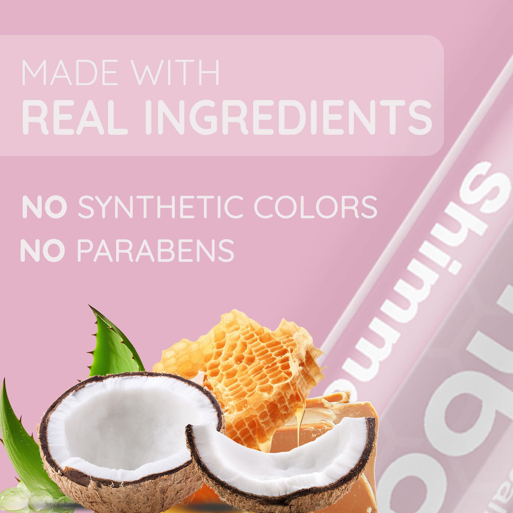 Bambalo Tinted Lip Balm Shimmer 4-Pack | Hydrating Natural Lip Care – USA Made