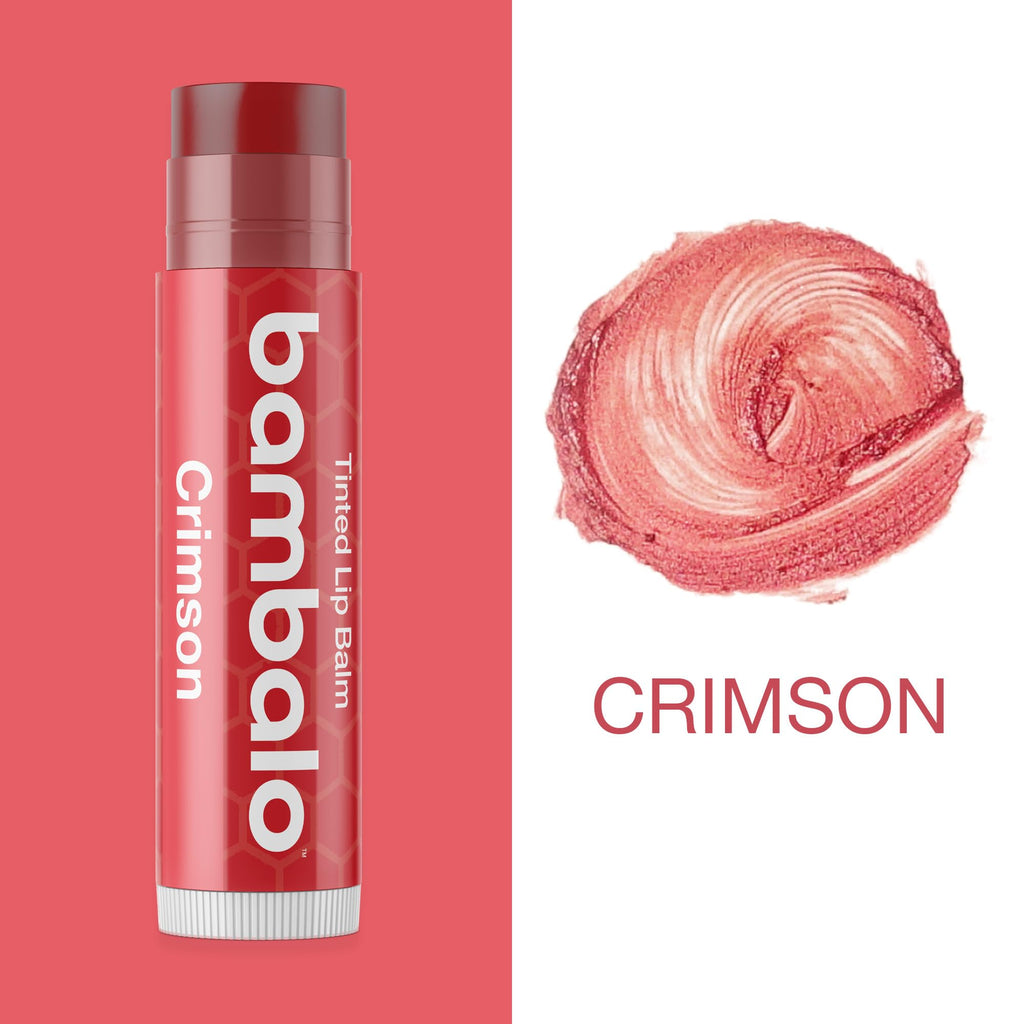 Bambalo Tinted Lip Balm Variety 4-Pack – Hydrating Natural Tint, Made in USA