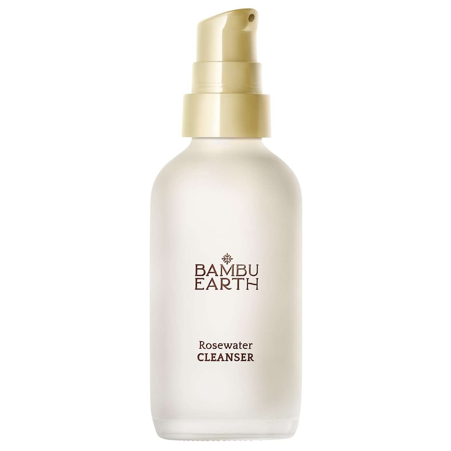 BAMBU EARTH Rosewater Face Cleanser – Hydrates, Balances & Soothes (4 oz)