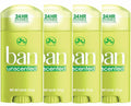 Ban Invisible Solid Antiperspirant Deodorant – 24-Hour Odor & Sweat Protection, Unscented, 2.6 Oz (Pack of 4)