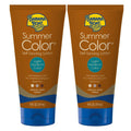 Banana Boat Summer Color Self Tanning Lotion - Oil-Free, Aloe Vera & Vitamin E, Twin Pack (6oz x2)