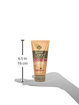 Banana Boat Summer Color Self Tanning Lotion – Deep Dark Tan for All Skin Tones (Oil-Free, 6oz) Pack of 3