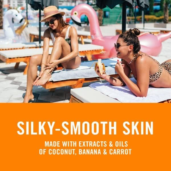 Banana Boat Deep Tanning Spray with Coconut Oil SPF 4, 8 oz – Value Pack (5 Bottles)
