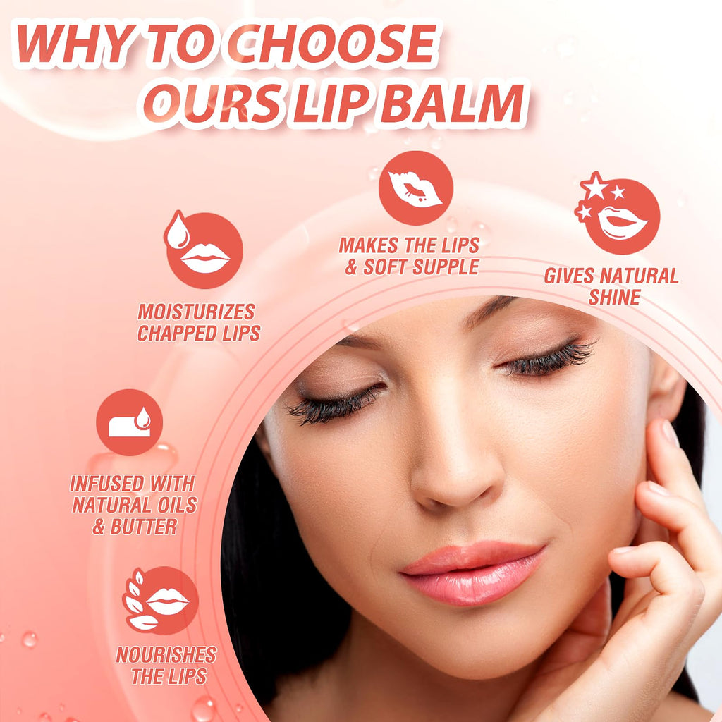 BANGFENG 2Pack Lip Oil – Non-Sticky Hydrating Glossy Lip Gloss (Strawberry + Coconut)