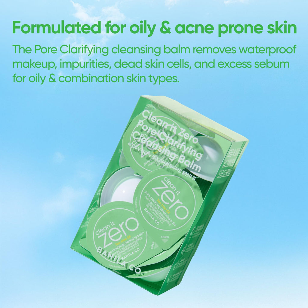BANILA CO Clean It Zero Pore Clarifying Cleansing Balm Travel Kit – 16 Vegan Pods