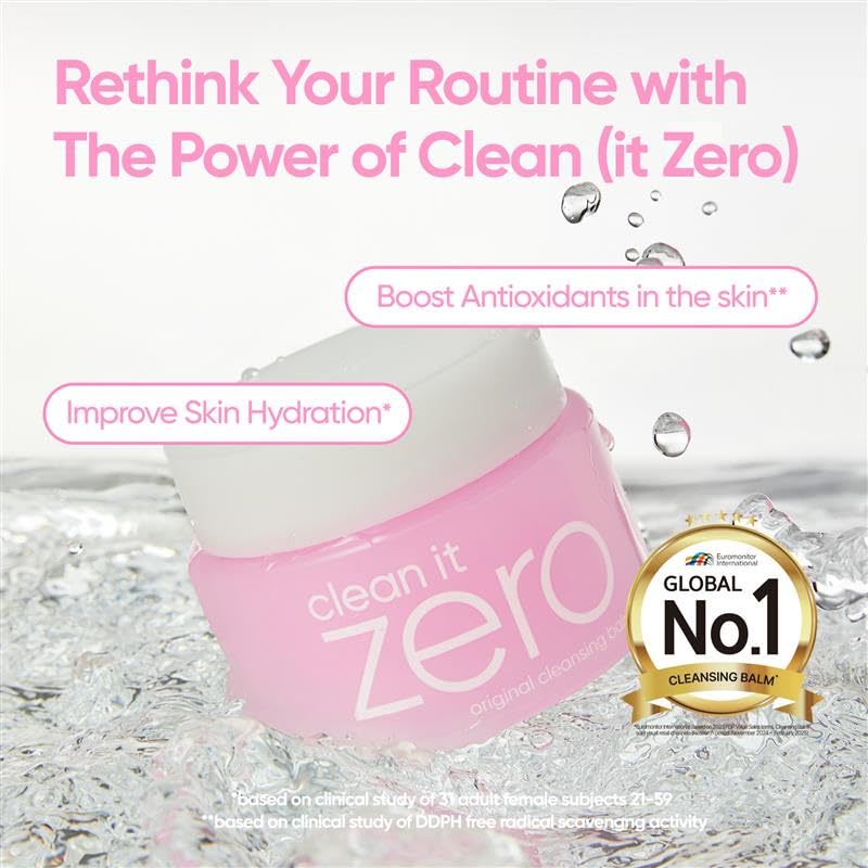 BANILA CO Clean It Zero Original Cleansing Balm | Vegan Makeup Remover for All Skin Types (50ml)