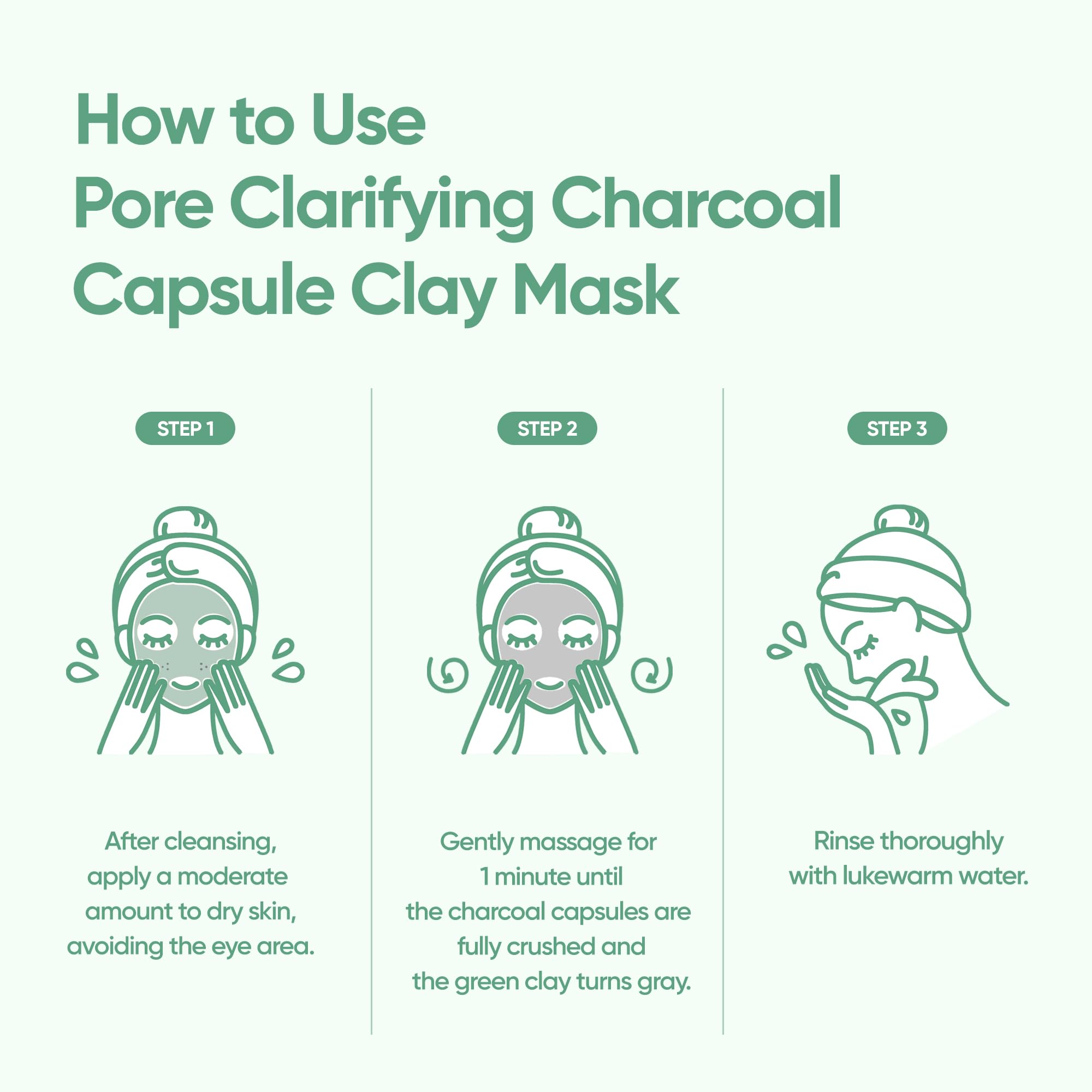 BANILA CO Clean It Zero Charcoal Capsule Pore Polish Mask | Gentle Charcoal Exfoliator with PHA Capsules & Green Clay