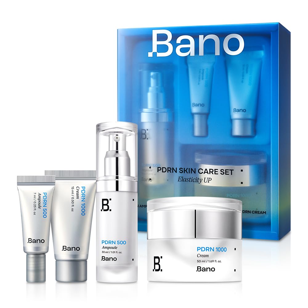 Bano PDRN Skin Care Set – Fragrance-Free Firming Cream & Serum with Hyaluronic Acid