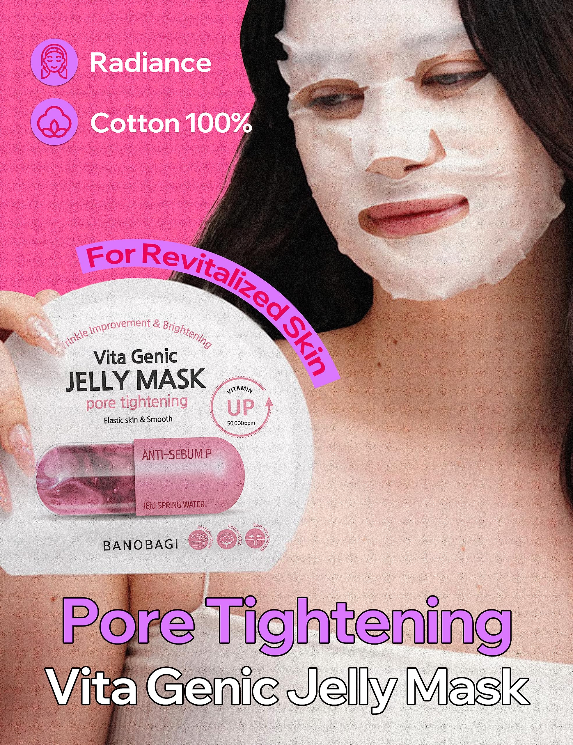 BANOBAGI Vita Genic Jelly Pore Tightening Mask – 11 Vitamin Complex