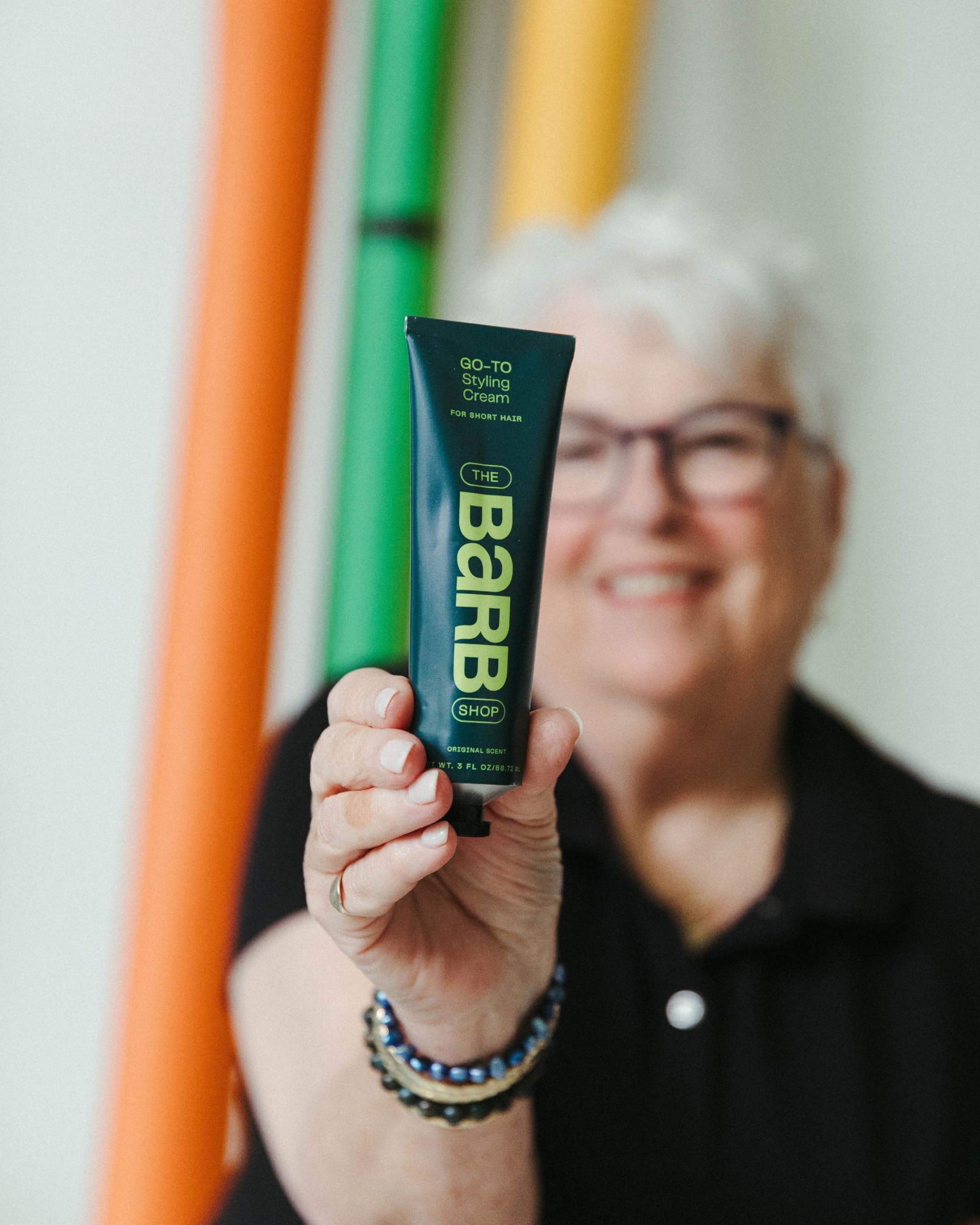 Barb Styling Cream | The Barb Shop – Soft Hold, Curl Definition, Frizz Control (3 fl oz)