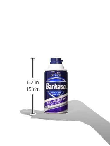 Barbasol Extra Moisturizing Shaving Cream with Vitamin E – 10 oz (2 Pack)