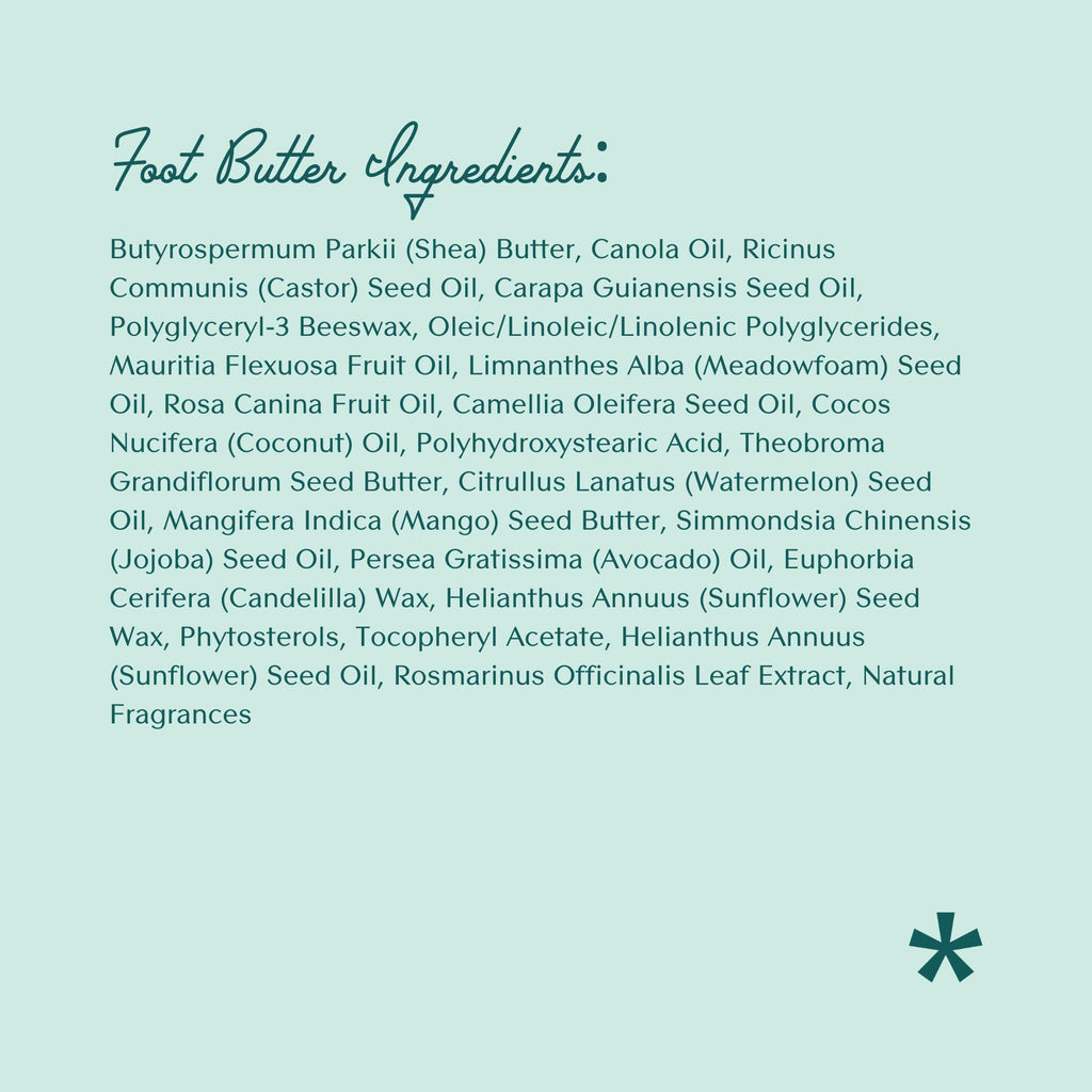 Bare August Foot Cream & Heel Balm Butter — Soft, Smooth Feet