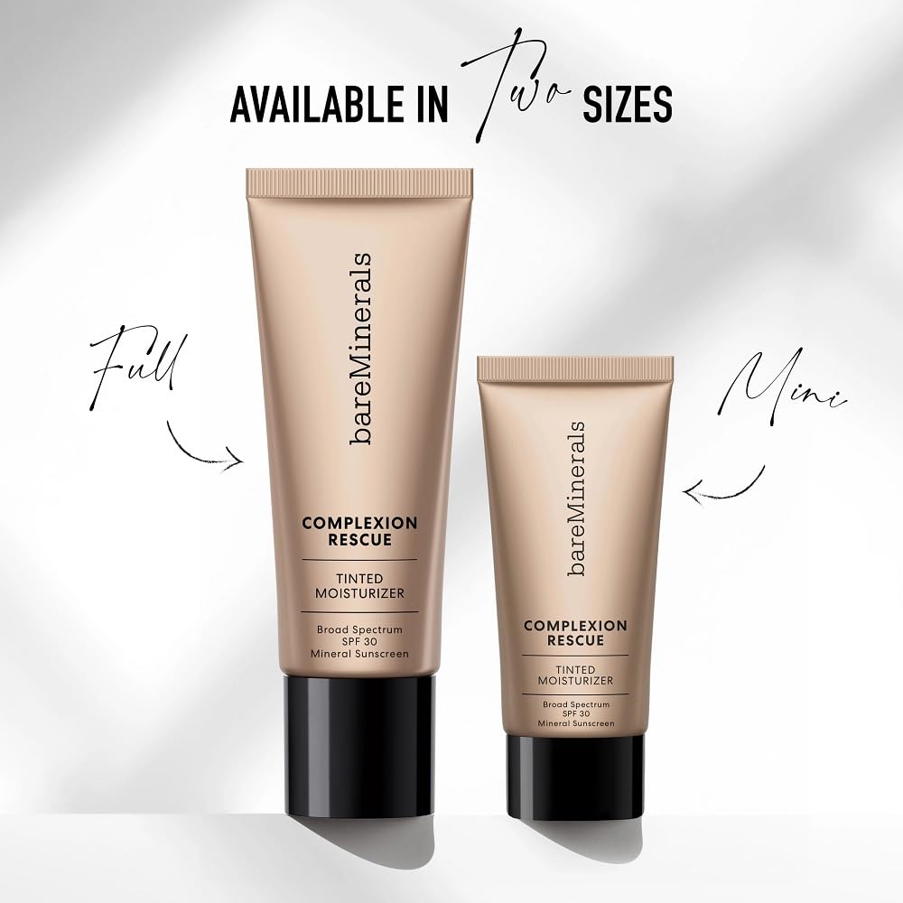 bareMinerals Complexion Rescue Tinted Moisturizer SPF 30 – Ginger 06 | Travel Size, Vegan & Cruelty-Free