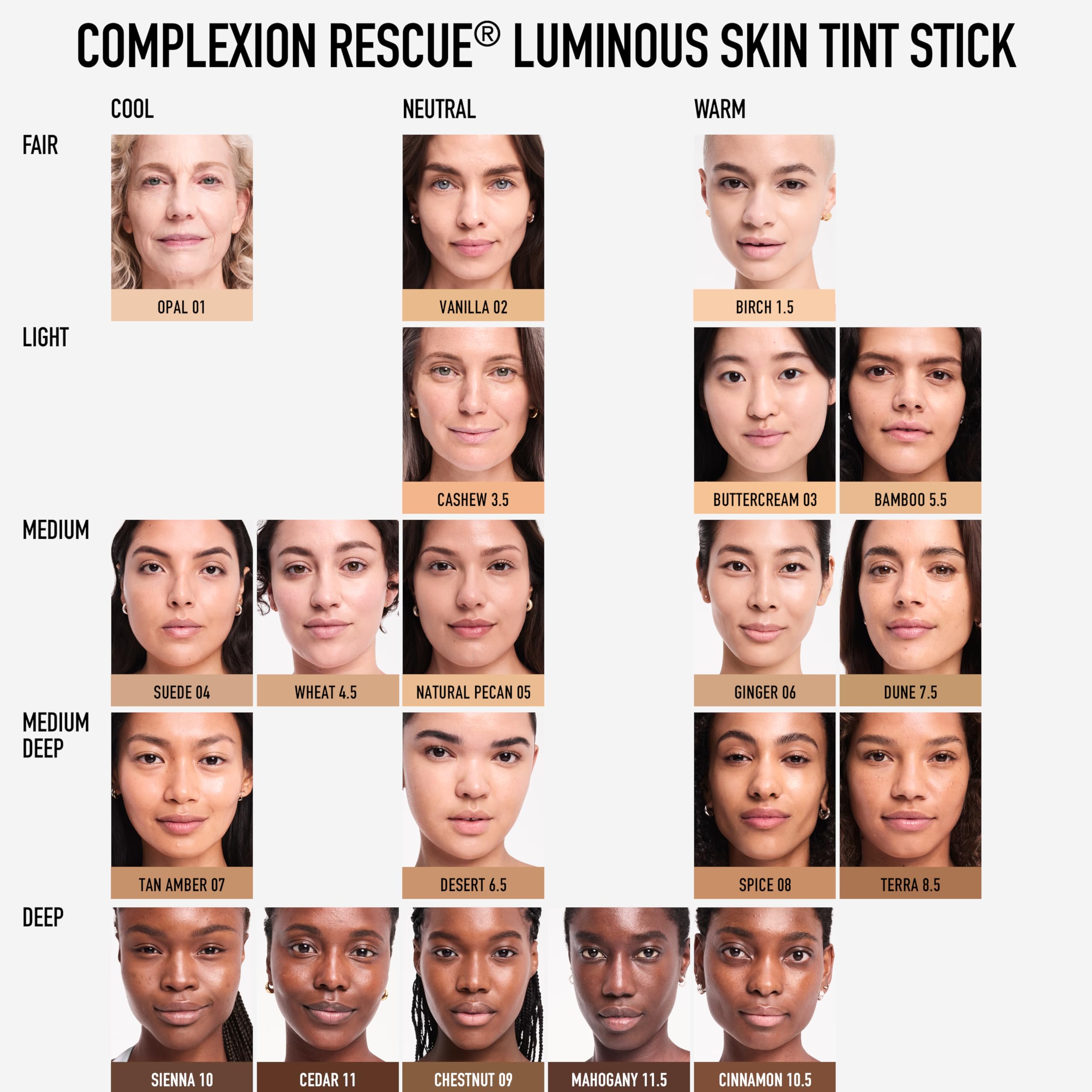 bareMinerals Complexion Rescue Tint Stick Vanilla 02 – Vegan & Dermatologist-Tested