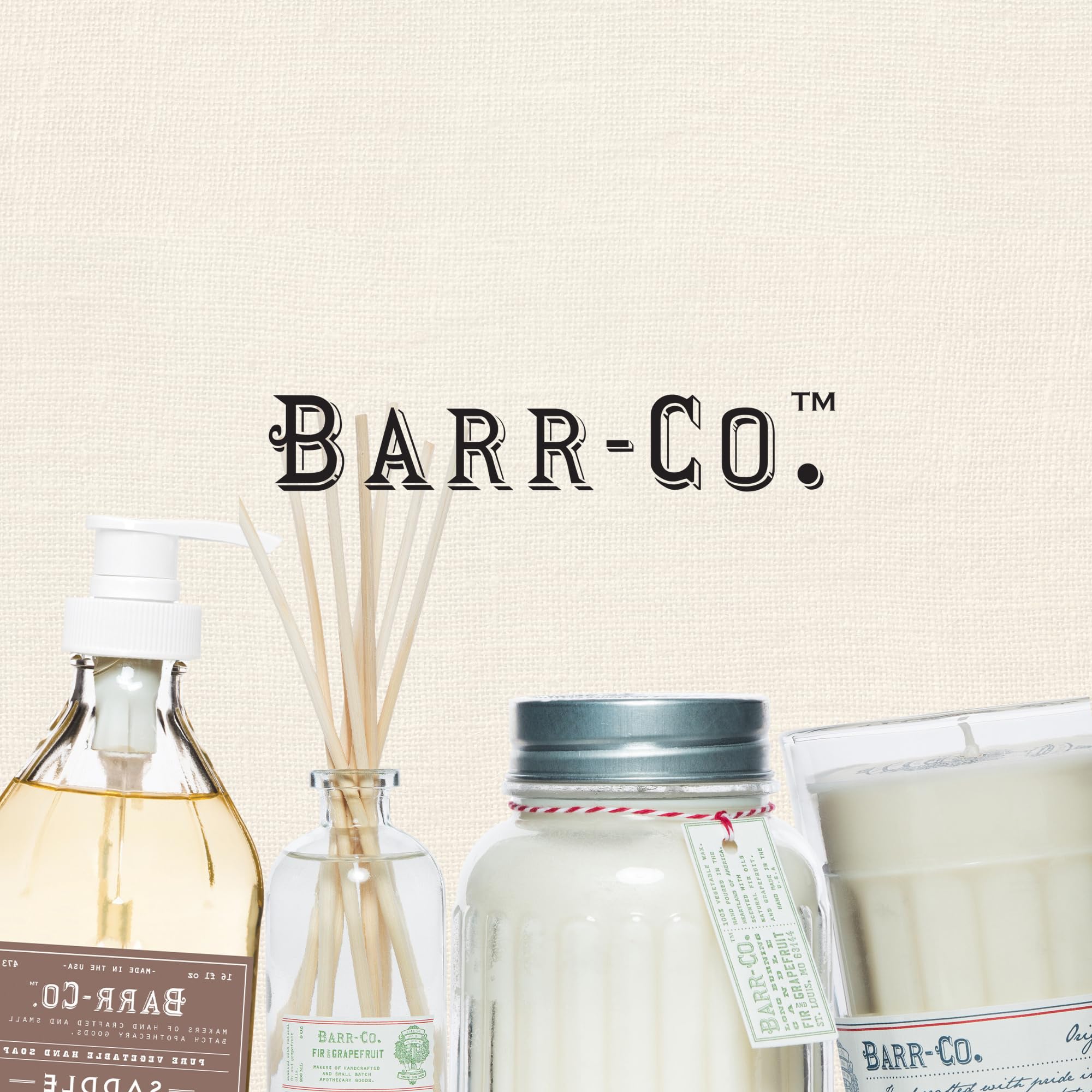 Barr-Co Fir & Grapefruit Bath Salts – Woodsy Citrus, Handmade in USA, 32 oz