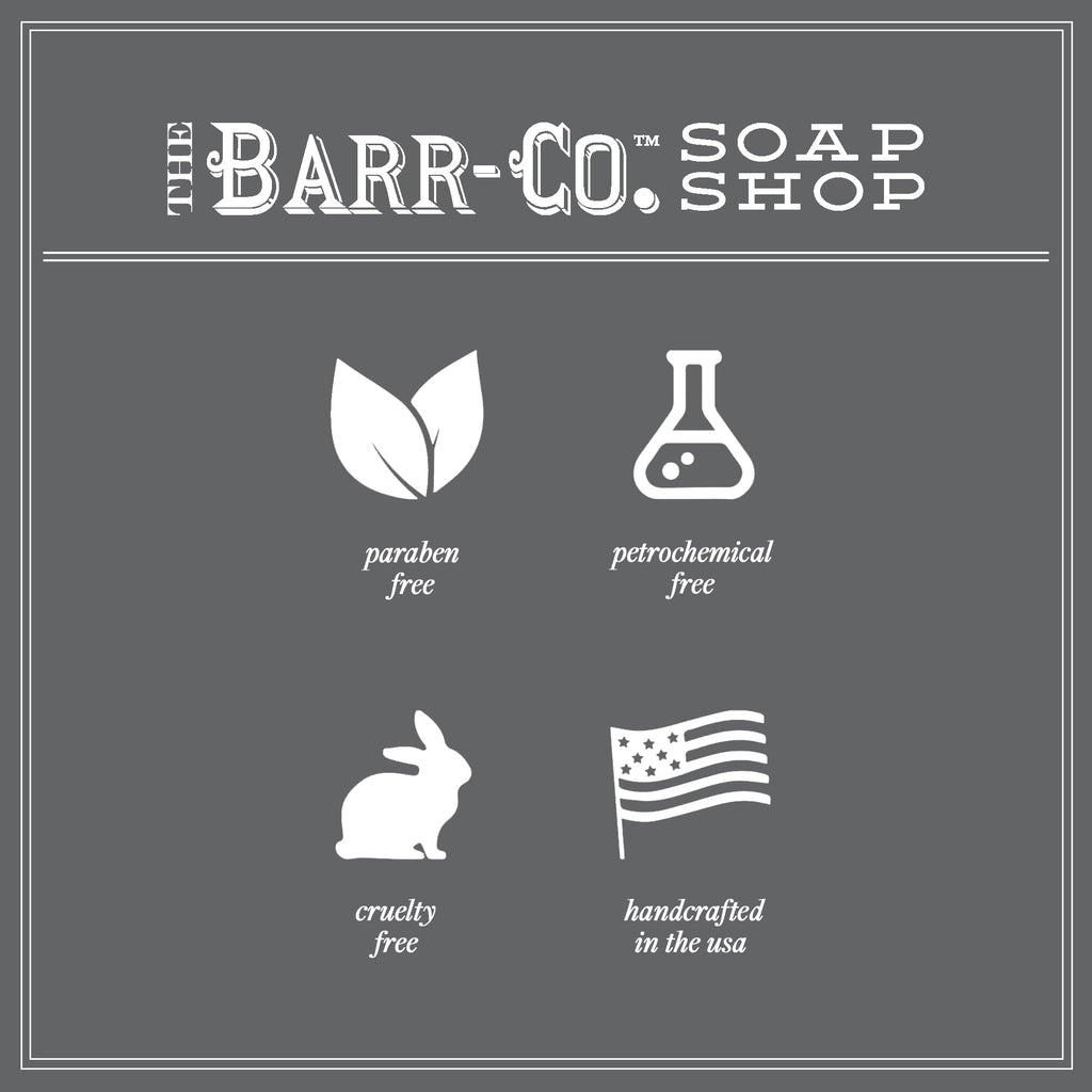 BARR-CO Hand Soap Refill – Natural Liquid Soap with Blood Orange & Amber, 16 fl oz