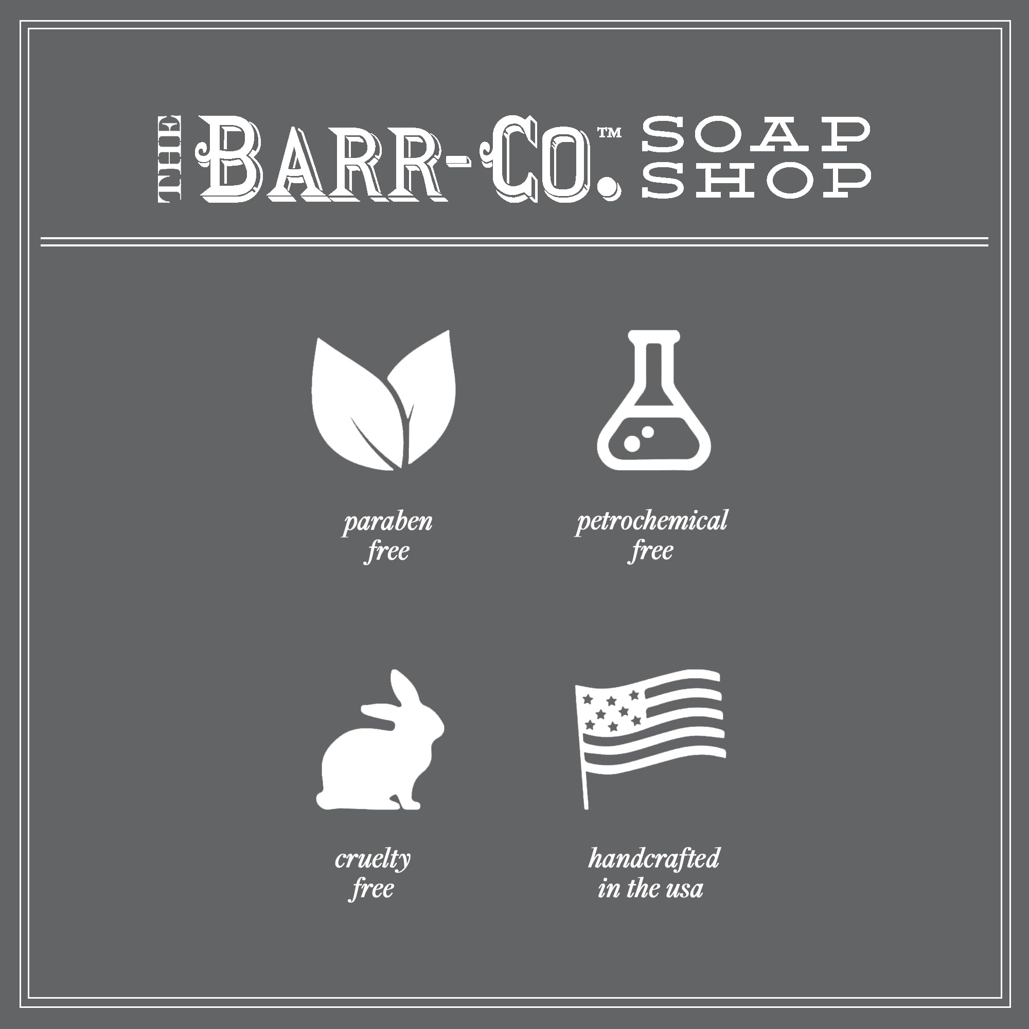 BARR-CO Hand Soap Refill – Natural Liquid Soap with Blood Orange & Amber, 16 fl oz