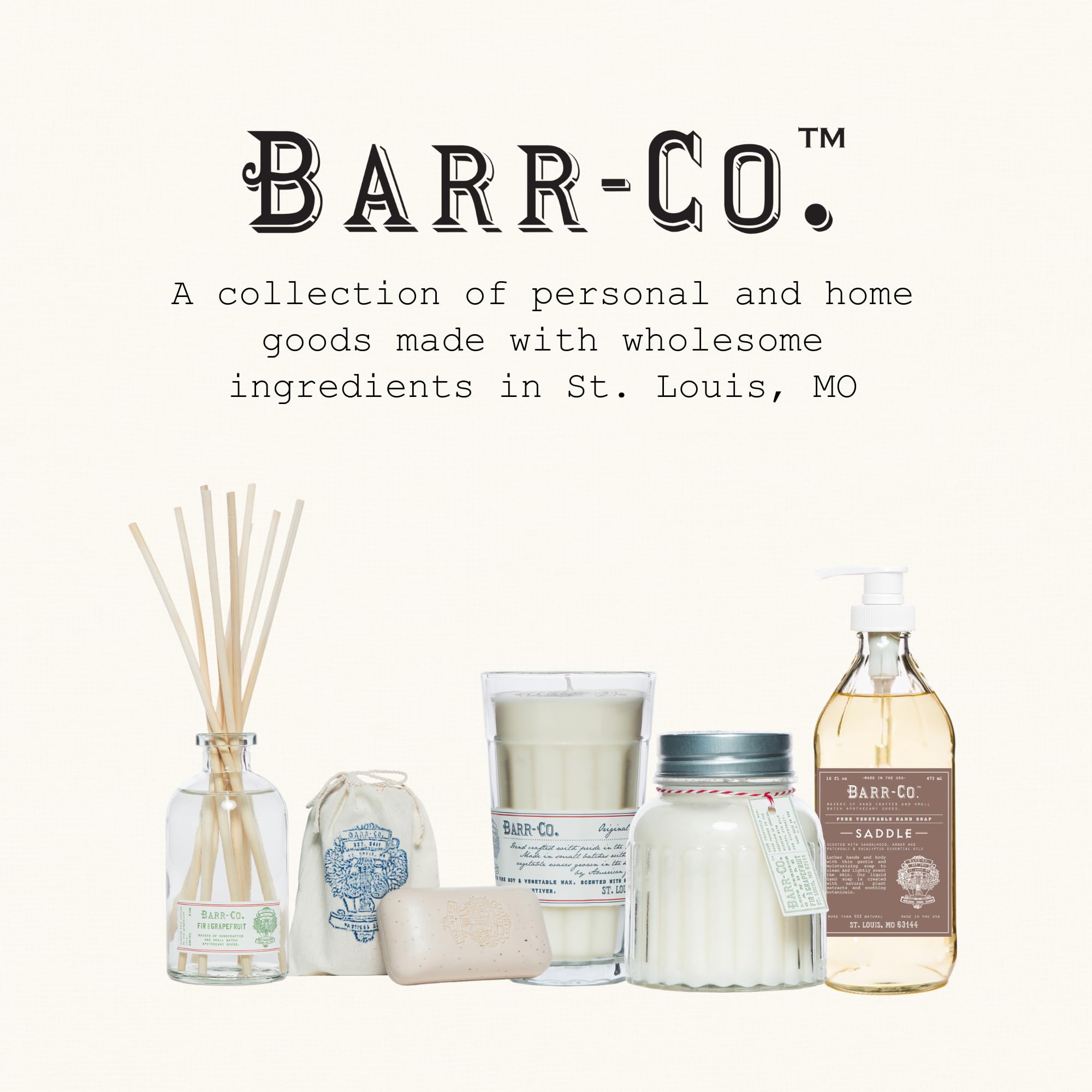 BARR-CO Original Scent Oatmeal Saddle Bar Soap — Triple-Milled, Oatmeal, Vanilla & Vetiver, Shea Moisturizing, 10.5 oz