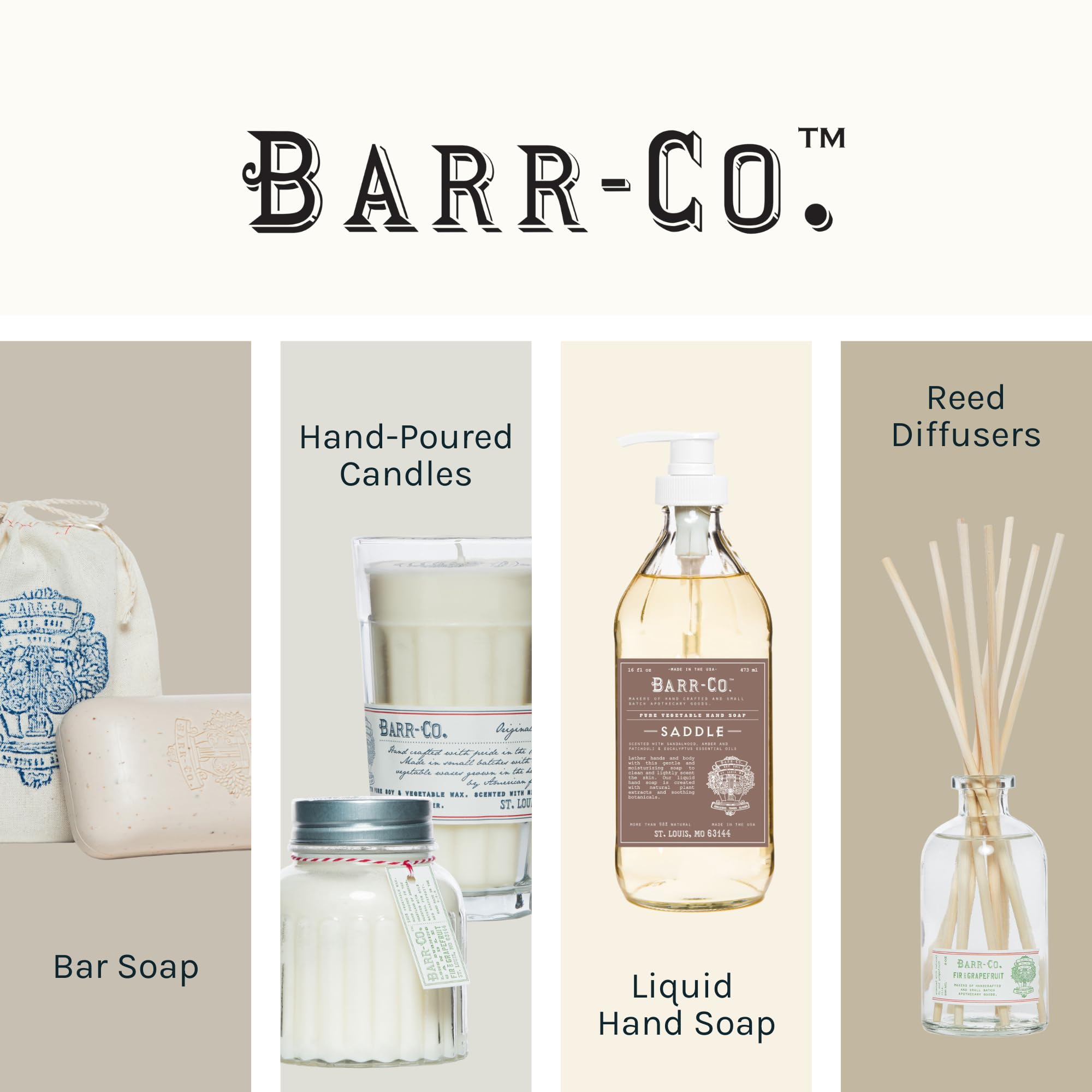 Barr-Co Fir & Grapefruit Bath Salts – Woodsy Citrus, Handmade in USA, 32 oz