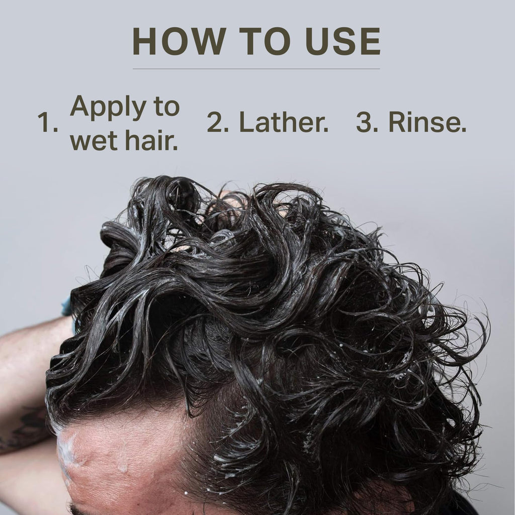 Barrel & Oak 2-in-1 Men’s Shampoo & Conditioner | Cleanse Hair & Scalp | vegan, Black Oak, 16 oz