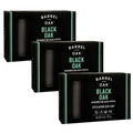 Barrel & Oak Exfoliating Bar Soap for Men – Black Oak 3-Pack | Kaolin Clay & Charcoal