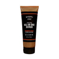 Barrel & Oak Exfoliating All-In-One Face & Body Scrub for Men | Walnut Shell & White Birch, Vegan Beard & Face Exfoliator, Bourbon Cedar, 6.5 fl oz