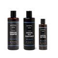 Barrel & Oak Mint & Eucalyptus Body Care Set for Men | Charcoal Face Wash, Shampoo & Conditioner